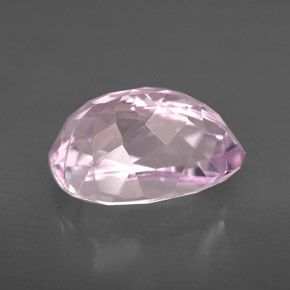 Kunzite rose naturelle en forme de poire, 4,52 ct, VVS-VS
