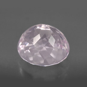 Kunzite Rose naturelle Coupe ovale, 8.90 ct, VVS-VS