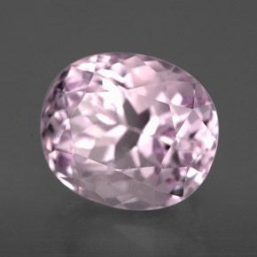 Kunzite Rose naturelle Coupe ovale, 5.22 ct, VVS