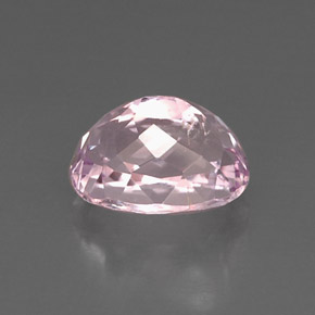 Kunzite rose naturelle coupe ovale, 6,71 ct, VVS