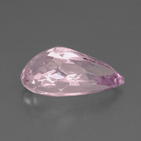 Kunzite Rose naturelle En forme de poire, 6.58 ct, VVS