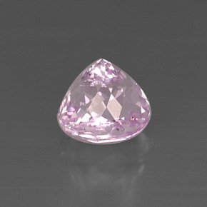 Kunzite rose naturelle coupe ovale, 5,33 ct, VVS