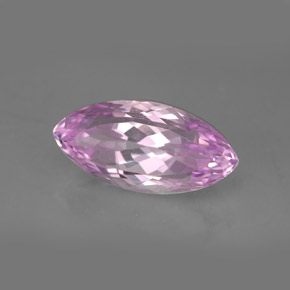 Kunzite rose naturelle marquise, 6,80 ct, VS