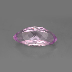 Kunzite rose naturelle marquise, 6,80 ct, VS