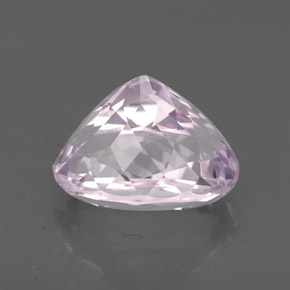 Kunzite rose naturelle coupe ovale, 5,46 ct, VVS-VS