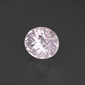 Kunzite rose naturelle coupe ovale, 4,03 ct, VVS-VS