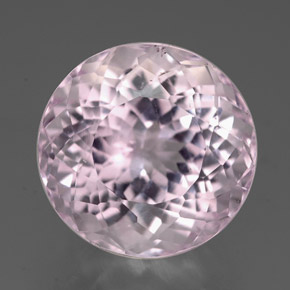 Kunzite rose naturelle coupe roude, 7,90 ct, VS