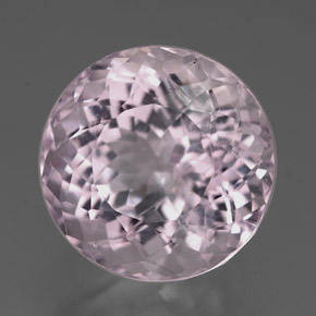 Kunzite rose naturelle coupe roude, 7,90 ct, VS