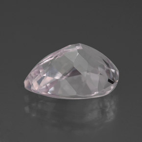 Kunzite rose naturelle en forme de poire, 5,12 ct, VVS