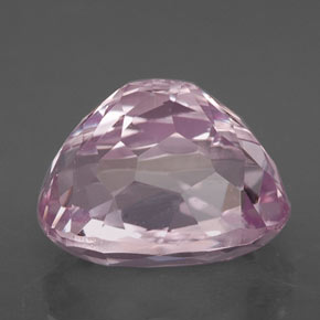 Kunzite rose naturelle coupe ovale, 6,97 ct, VS