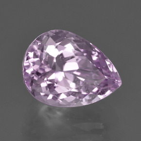 Kunzite rose naturelle en forme de poire, 5,56 ct, VS