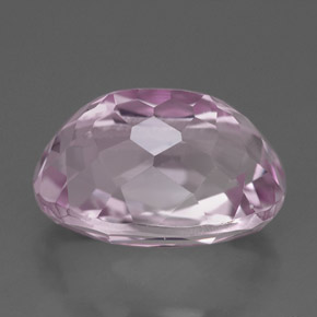 Kunzite rose naturelle coupe ovale, 8,16 ct, VVS