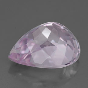 Kunzite Rose naturelle En forme de poire, 10.05 ct, VVS