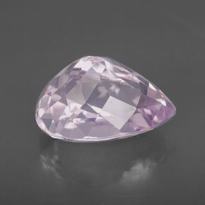 Kunzite rose naturelle en forme de poire, 6,49 ct, VVS-VS