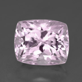 Kunzite Rose naturelle Coupe coussin, 5.71 ct, VVS-VS
