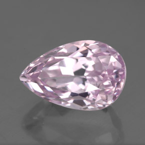 Kunzite rose naturelle en forme de poire, 6,54 ct, VS-SI