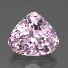 Kunzite rose naturelle en forme de poire, 8,78 ct, VS-SI