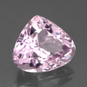 Kunzite rose naturelle en forme de poire, 8,78 ct, VS-SI