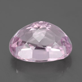 Kunzite rose naturelle coupe ovale, 6,47 ct, VS-SI