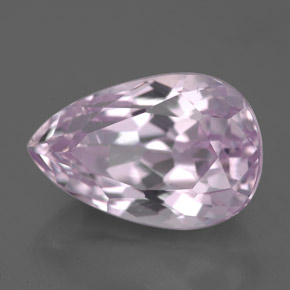 Kunzite Rose naturelle En forme de poire, 6.57 ct, VS