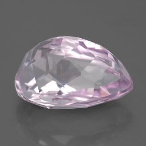 Kunzite Rose naturelle En forme de poire, 6.57 ct, VS