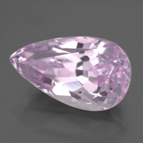 Kunzite rose naturelle en forme de poire, 7,83 ct, VS