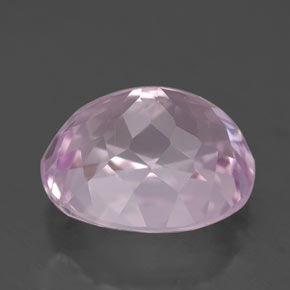 Kunzite rose naturelle coupe ovale, 7,93 ct, VVS-VS