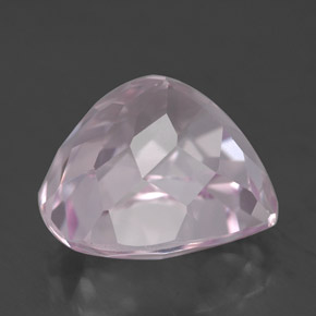 Kunzite rose naturelle en forme de poire, 9,72 ct, VS