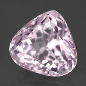 Kunzite rose naturelle en forme de poire, 10,89 ct, VS-SI