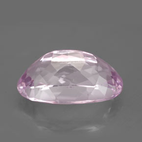 Kunzite rose naturelle coupe ovale, 10,60 ct, VVS-VS