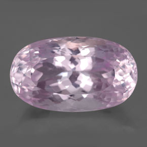 Kunzite Rose naturelle Coupe ovale, 14.70 ct, VVS-VS