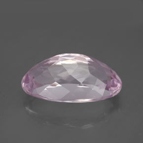 Kunzite rose naturelle coupe ovale, 8,71 ct, VVS