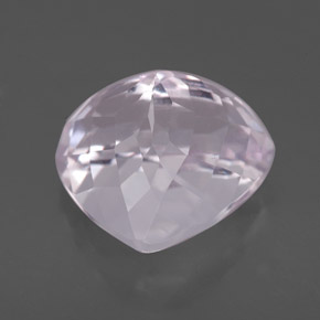 Kunzite rose naturelle trillion, 5,07 ct, VVS