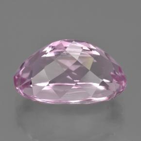 Kunzite rose naturelle coupe ovale, 17,07 ct, VVS-VS