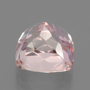 Kunzite rose naturelle coupe coussin, 10,26 ct, VS