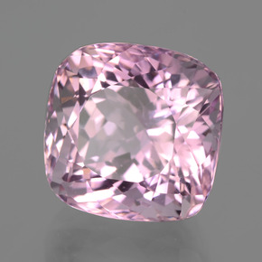 Kunzite Rose naturelle Coupe coussin, 16.00 ct, VVS-VS