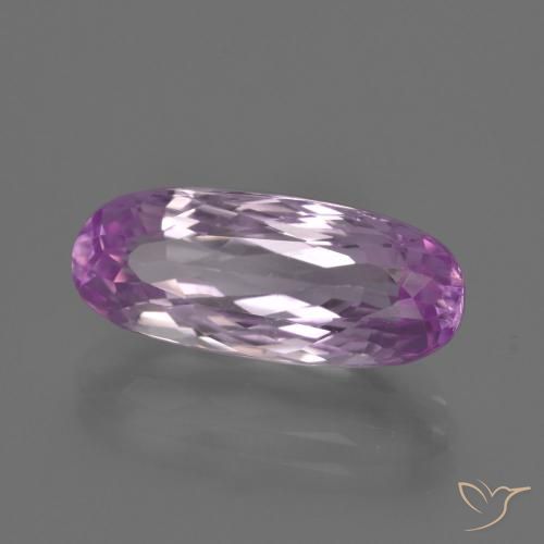 Kunzite Pourpre très clair naturelle ovale, 7.04 ct, VVS
