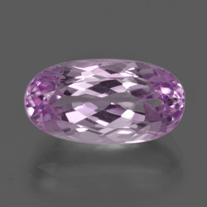 Kunzite pourpre naturelle coupe ovale, 7,16 ct, VS
