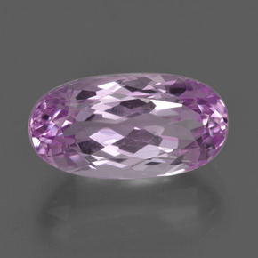 Kunzite pourpre naturelle coupe ovale, 7,16 ct, VS