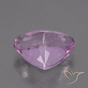 Kunzite Rose pourpre léger naturelle Trillion, 11.09 ct, VS