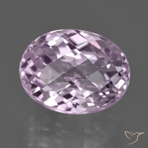 12.85ct Naturel Pourpre très clair Kunzite, ovale, VS