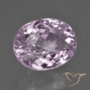 Kunzite Pourpre très clair naturelle ovale, 12.85 ct, VS
