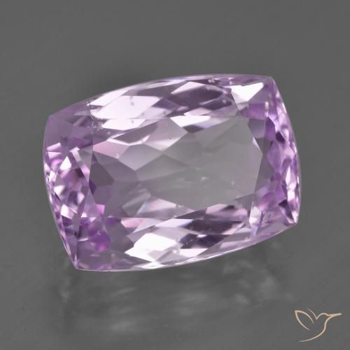 Kunzite Lilas naturelle Coussin, 10.90 ct, VS-SI