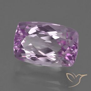 Kunzite Pourpre moyen naturelle Coupe coussin, 9.96 ct, VVS-VS