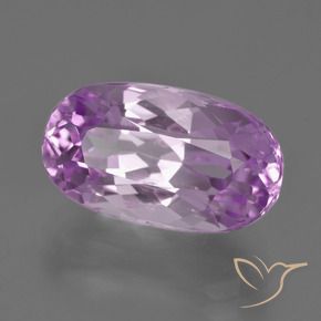 Kunzite Pourpre moyen naturelle ovale, 9.25 ct, VS