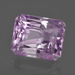 Kunzite Rose naturelle Taille émeraude, 13.04 ct, VS