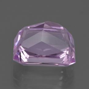 Kunzite Rose naturelle Taille émeraude, 13.04 ct, VS