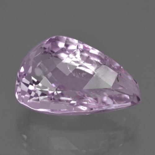 Kunzite rose naturelle en forme de poire, 21,75 ct, VS
