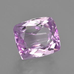 Kunzite rose naturelle coupe coussin, 3,59 ct, VS
