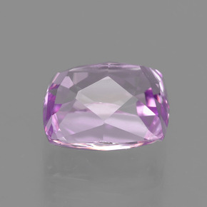 Kunzite rose naturelle coupe coussin, 3,59 ct, VS